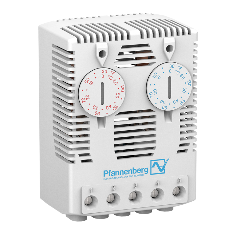 Thermostat Double Pfannenberg FLZ 541 - Référence 17141000010, Neuf Sous Emballage