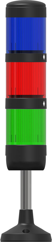 Three Stage (Green, Red, Blue) Stacklight